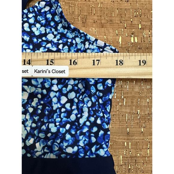 Lands' End XL Women's Zip Front Adjustable Straps Swim Dress - Picture 7 of 7